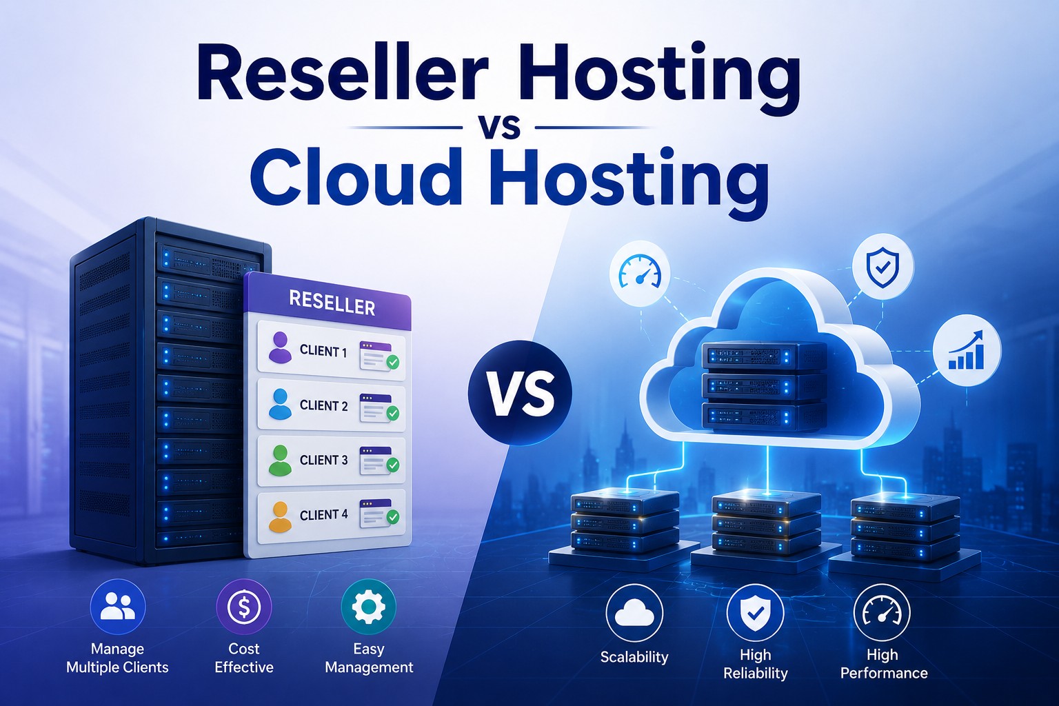 Reseller Hosting vs Cloud Hosting