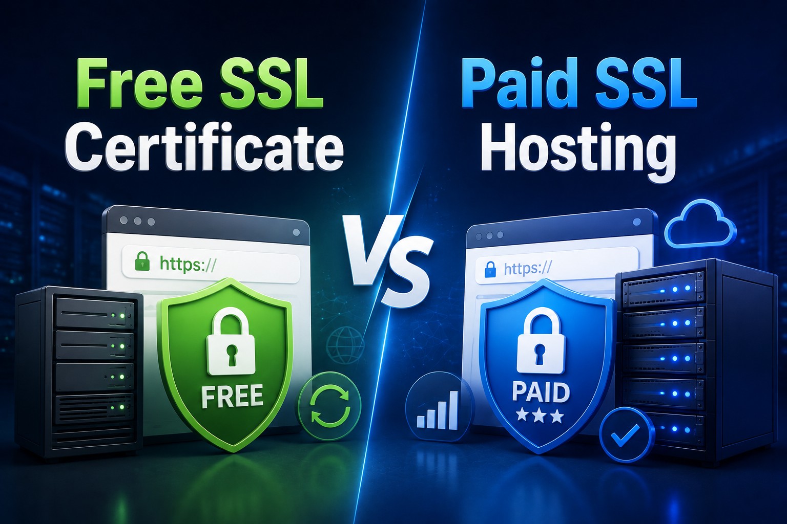 Free SSL Certificate vs Paid SSL Hosting