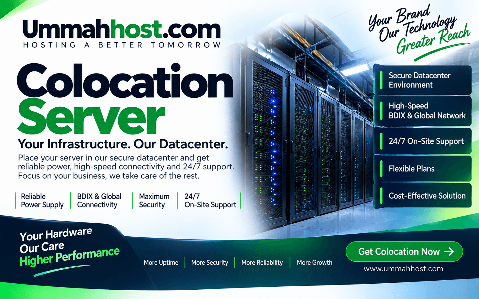 Secure Data Center Space for Your Dedicated Infrastructure