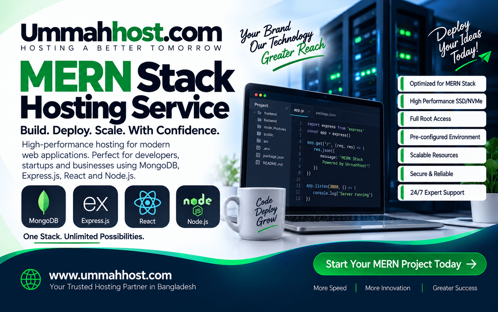 Cheap MERN Stack Hosting Service