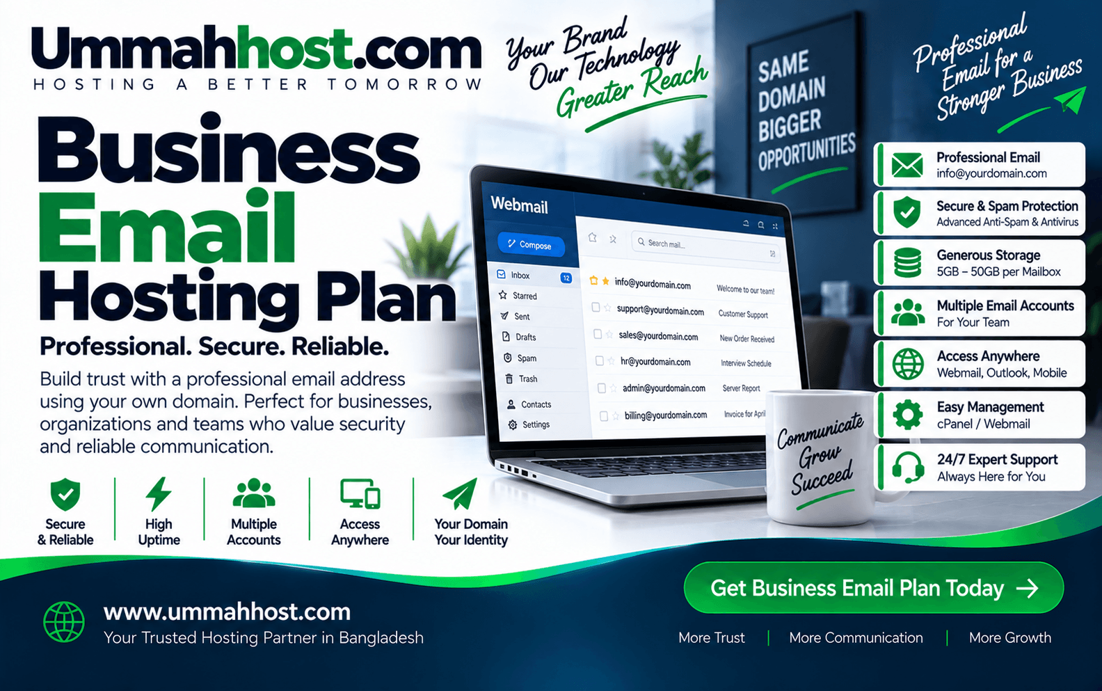 Buy Business Email Hosting Plan